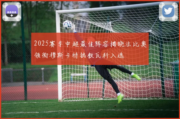 2025赛季中超最佳阵容揭晓法比奥领衔穆斯卡特执教瓦科入选